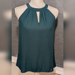 Papermoon Bonnie Keyhole Teal Halter Top XS